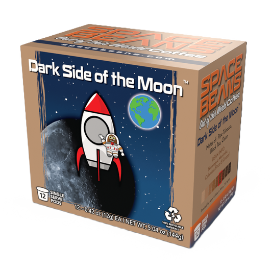 Dark Side of the Moon (Medium-Dark Roast, 12-Pack Single Serve Coffee Pods)