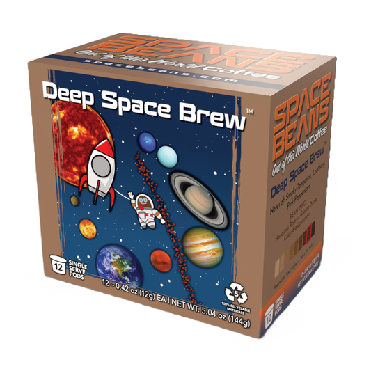 Deep Space Brew (Dark Roast, 12-Pack Single Serve Coffee Pods)