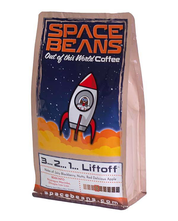 3... 2... 1... Liftoff (Light-Medium Roast Coffee Beans, 5 lb. Bag)