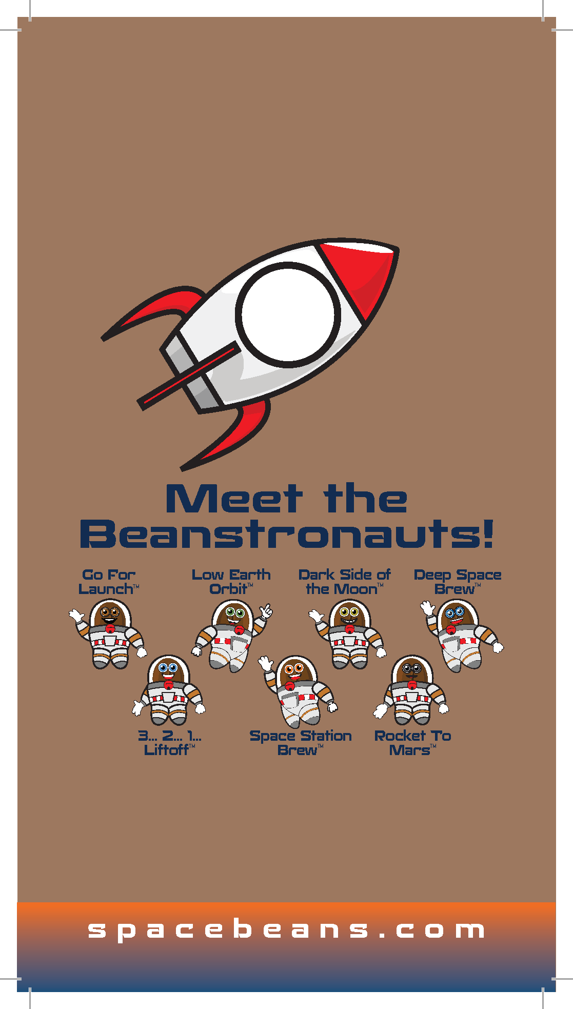 Deep Space Brew (Dark Roast Coffee Beans, 12 oz. Bag)