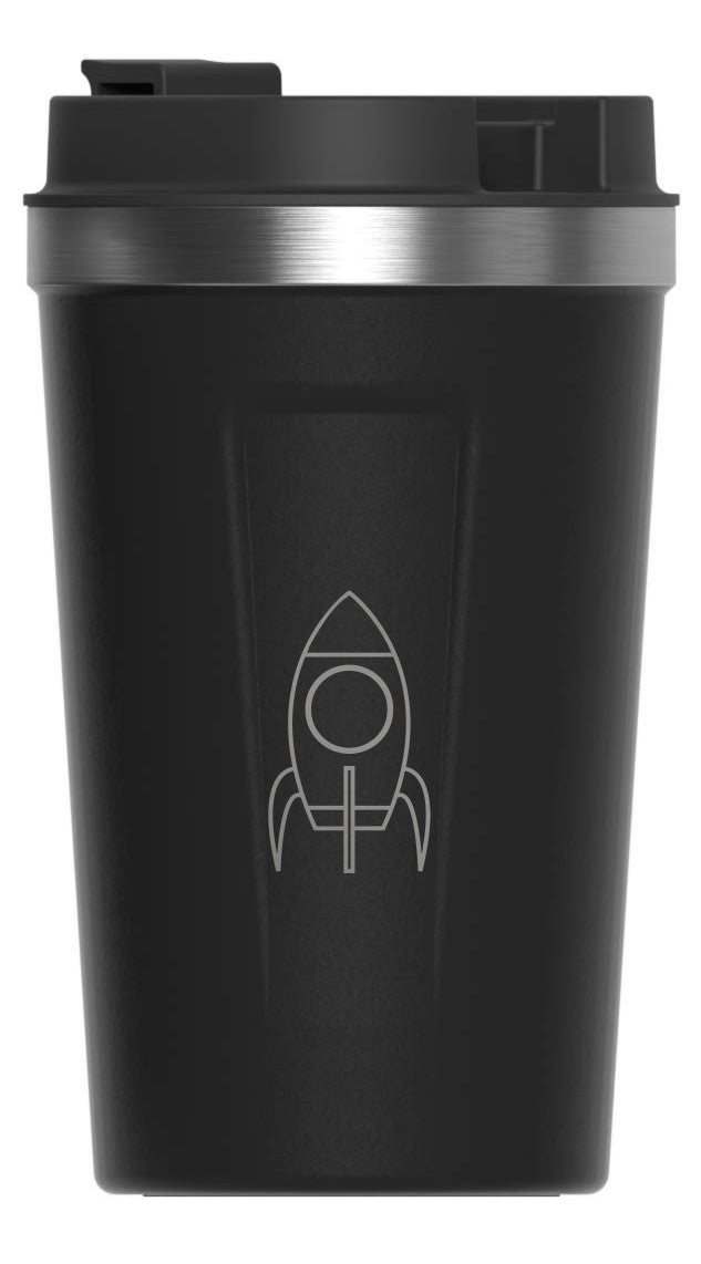 12 oz. Black Stainless-Steel Tumbler
