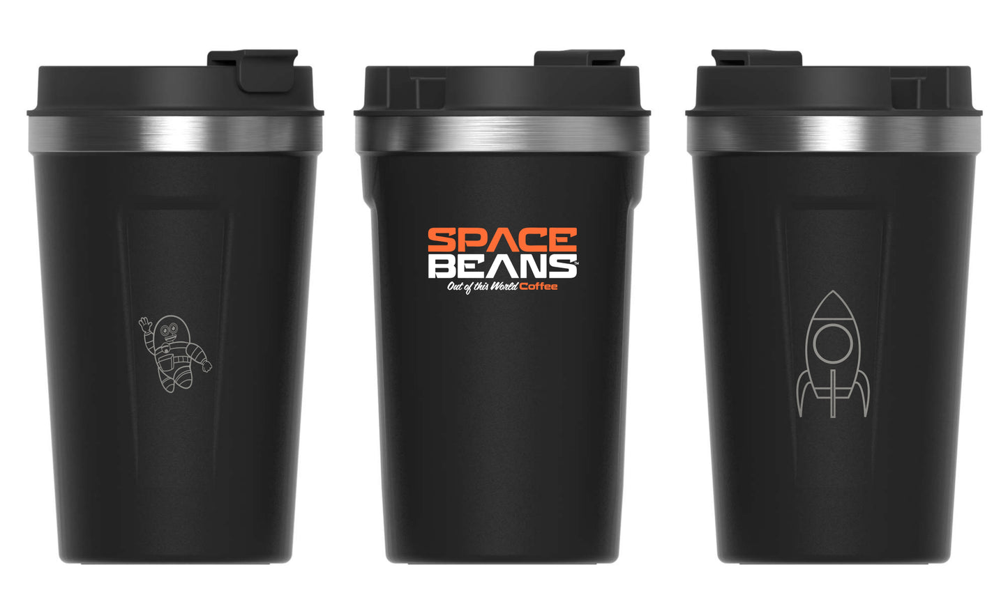 12 oz. Black Stainless-Steel Tumbler