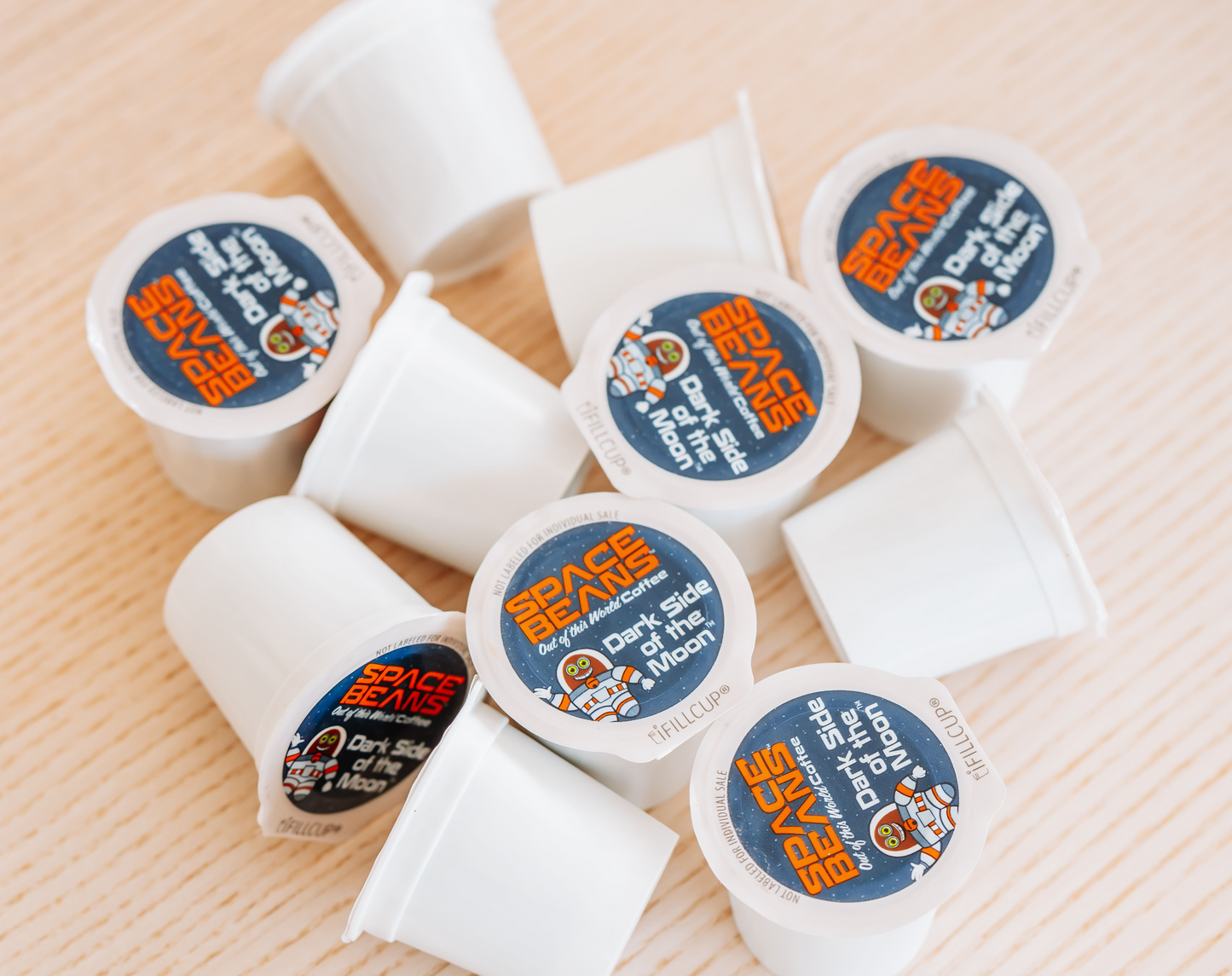 Dark Side of the Moon (Medium-Dark Roast, 12-Pack Single Serve Coffee Pods)