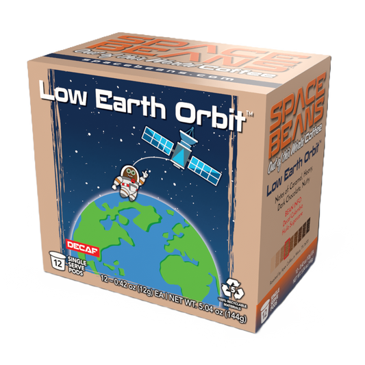 Low Earth Orbit Decaf (12-Pack Single Serve Pods)