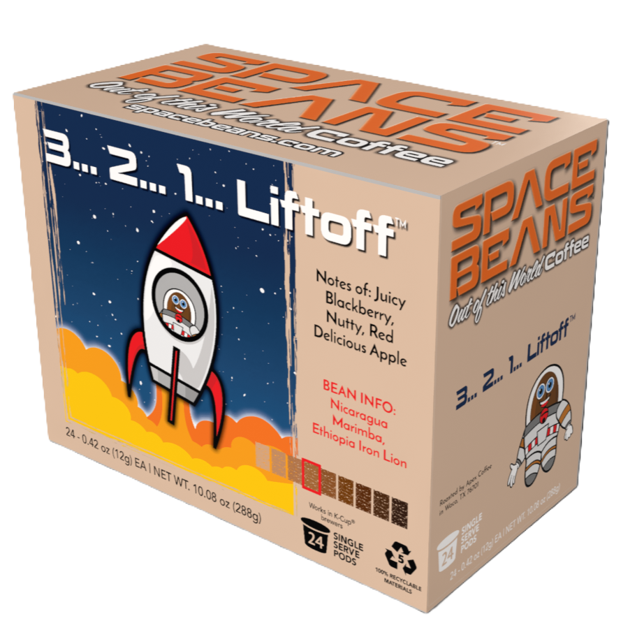 3 2 1 Liftoff (Light-Medium Roast, 24-Pack Single Serve