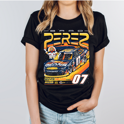 Brad Perez, Homestead-Miami, Space Beans Racing T-Shirt – Space Brad Perez, Homestead-Miami, Space Beans Racing T-Shirt – Space
