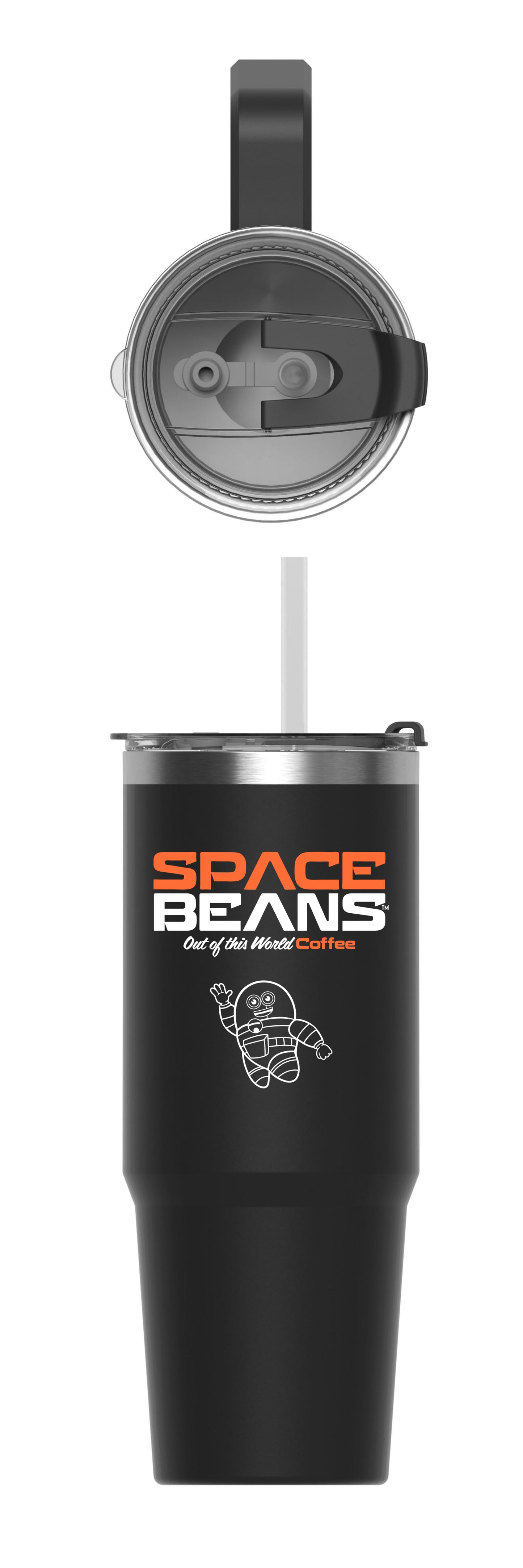 27 oz. Black Stainless-Steel Tumbler