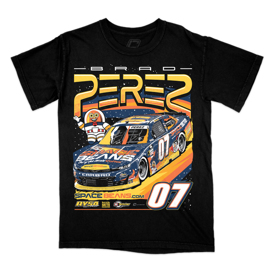 Brad Perez, Homestead-Miami, Space Beans Racing T-Shirt